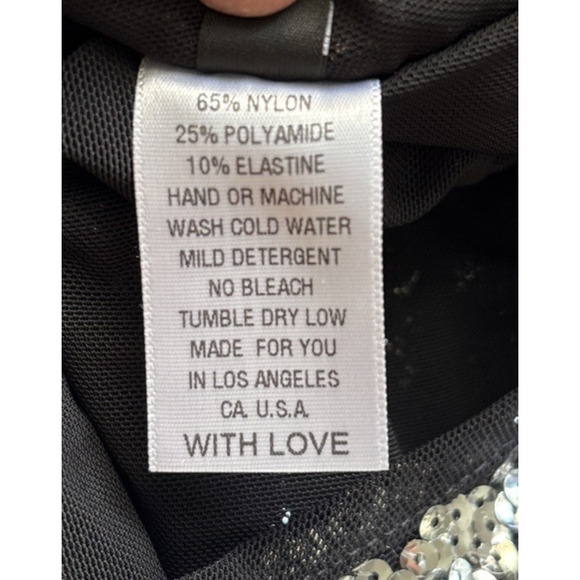 NEW Mark Wong Nark Sequin Bodycon Mini Dress Women Small Party Night Out Festive - Picture 11 of 11